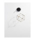 Nebula Integrated LED Wall Lamp Black Chrome LED 6W 345lm 3000K-3