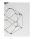 Nebula Integrated LED Wall Lamp Black Chrome LED 6W 345lm 3000K-4