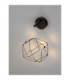 Nebula Integrated LED Wall Lamp Black Chrome LED 6W 345lm 3000K-6