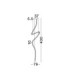 Perla Pendant Ceiling Light Chrome Opal Triac Dimmable LED 207W 13065lm 3000K-5