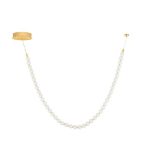 Perla Integrated LED Pendant Ceiling Light Gold Opal Triac Dimmable LED 69W 5524lm 3000K-1