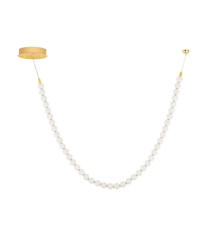 Perla Integrated LED Pendant Ceiling Light Gold Opal Triac Dimmable LED 69W 5524lm 3000K-1