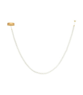 Perla Integrated LED Pendant Ceiling Light Gold Opal Triac Dimmable LED 109W 9732lm 3000K-1