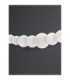 Perla Integrated LED Pendant Ceiling Light Chrome Opal Triac Dimmable LED 28W 2686lm 3000K-4