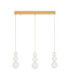Perla Bar Pendant Ceiling Light Gold Opal Triac Dimmable LED 25W 2265lm 3000K-1