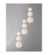 Perla Cluster Pendant Ceiling Light Gold Opal Triac Dimmable LED 32W 2747lm 3000K-3