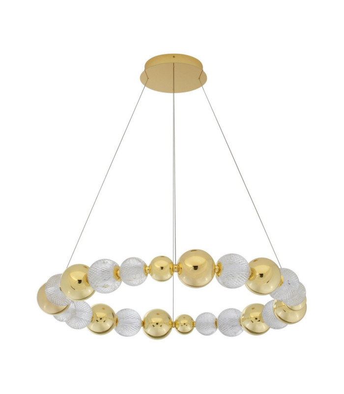 Brille Integrated LED Pendant Ceiling Light Gold Triac Dimmable LED 52W 3476lm 3200K-1