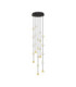 Alcinoe Cluster Pendant Ceiling Light Matt Black Gold Triac Dimmable LED 64W 4708lm 3000K-1