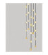 Alcinoe Cluster Pendant Ceiling Light Matt Black Gold Triac Dimmable LED 64W 4708lm 3000K-6