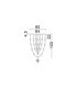 Alcinoe Cluster Pendant Ceiling Light Matt Black Gold Triac Dimmable LED 102W 8914lm 3000K-6