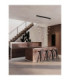 Alcinoe Integrated LED Pendant Ceiling Light Matt Black Gold Triac Dimmable LED 46W 3661lm 3000K-2