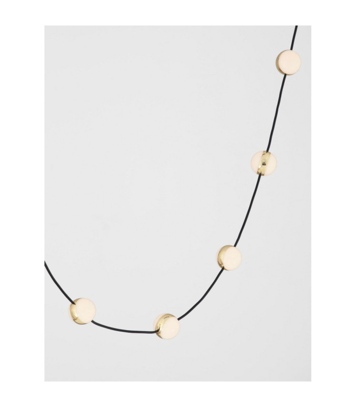 Alcinoe Integrated LED Pendant Ceiling Light Matt Black Gold Triac Dimmable LED 46W 3661lm 3000K-5