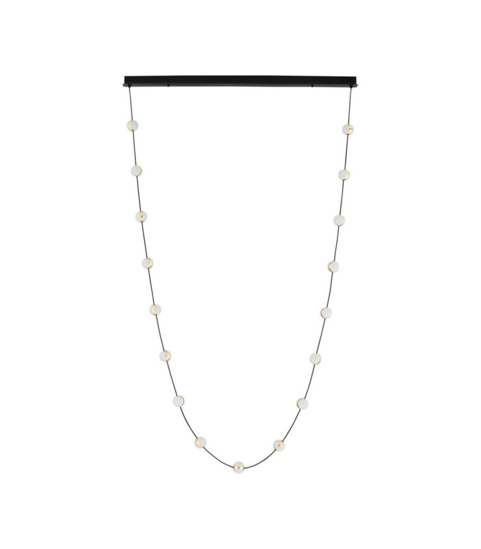 Alcinoe Integrated LED Pendant Ceiling Light Matt Black Gold Triac Dimmable LED 54W 4422lm 3000K-1