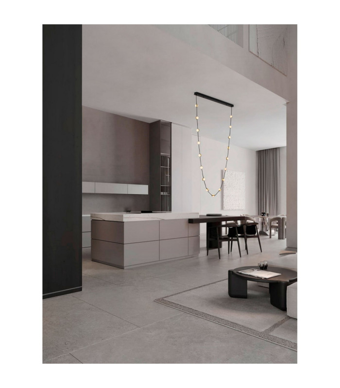 Alcinoe Integrated LED Pendant Ceiling Light Matt Black Gold Triac Dimmable LED 54W 4422lm 3000K-2