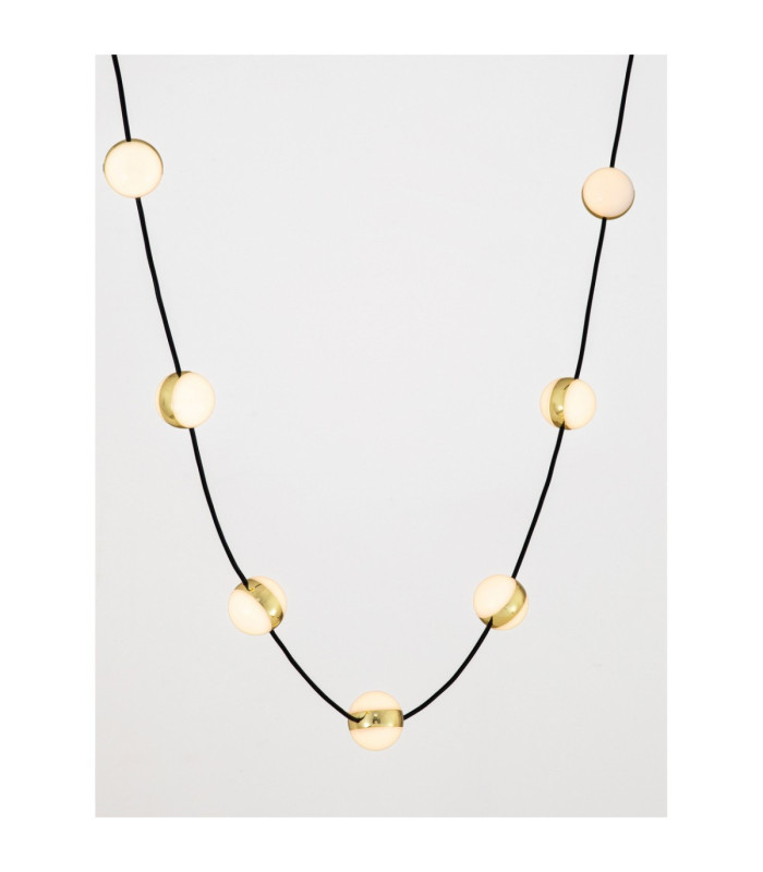 Alcinoe Integrated LED Pendant Ceiling Light Matt Black Gold Triac Dimmable LED 54W 4422lm 3000K-6