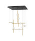 Acrobat Integrated LED Pendant Ceiling Light Black Gold Triac Dimmable LED 106W 9926lm 3000K-1