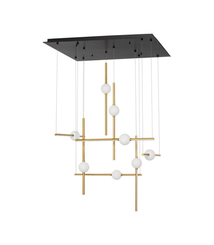 Acrobat Integrated LED Pendant Ceiling Light Black Gold Triac Dimmable LED 106W 9926lm 3000K-1