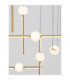 Acrobat Integrated LED Pendant Ceiling Light Black Gold Triac Dimmable LED 106W 9926lm 3000K-2