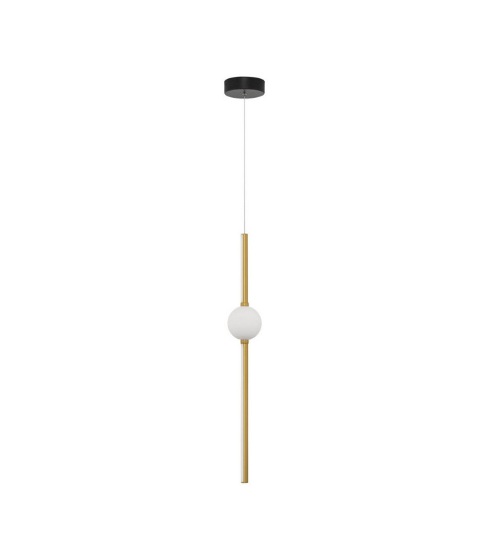Acrobat Slim Pendant Ceiling Light Black Gold LED 19W 1131lm 3000K-1
