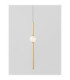 Acrobat Slim Pendant Ceiling Light Black Gold LED 19W 1131lm 3000K-3