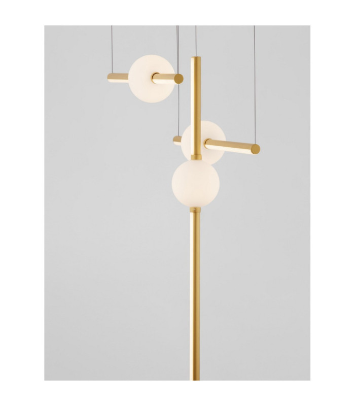 Acrobat Integrated LED Pendant Ceiling Light Black Gold Triac Dimmable LED 27W 2542lm 3000K-4