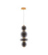 Navi Globe Pendant Ceiling Light Brass Gold Smokey Grey LED 20W 2601lm 3000K-1