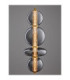 Navi Globe Pendant Ceiling Light Brass Gold Smokey Grey LED 20W 2601lm 3000K-5