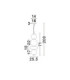Navi Globe Pendant Ceiling Light Brass Gold Smokey Grey LED 20W 2601lm 3000K-8