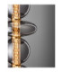 Navi Globe Pendant Ceiling Light Brass Gold Smokey Grey LED 27W 3201lm 3000K-7