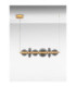 Navi Bar Pendant Ceiling Light Brass Gold Smokey Grey Triac Dimmable LED 29W 3472lm 3000K-4