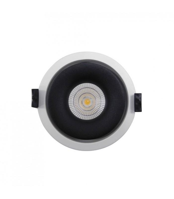 LED Recessed Round Downlight, White/Black, 25 deg. Beam Angle, 780lm, 4000K, IP20, DRIVER NOT INC. - 5