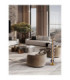 Navi Floor Lamp Brass Gold Smokey Grey Dimmable LED 37W 747lm 3000K-2