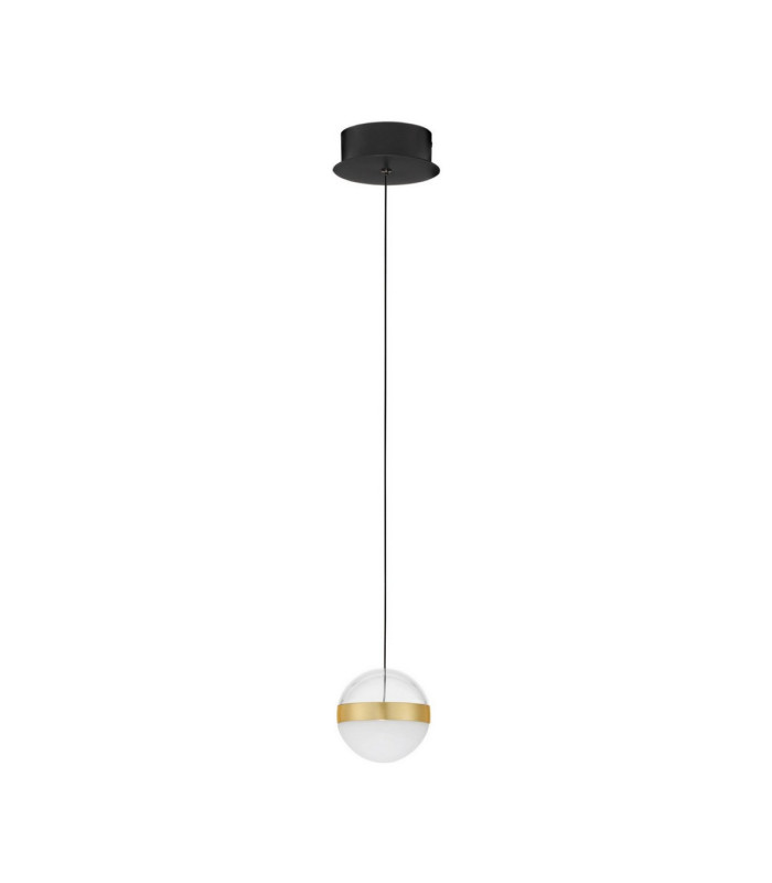 Alaz Slim Pendant Ceiling Light Brass Gold Matt Black Alabaster LED 9W 398lm 3000K-1