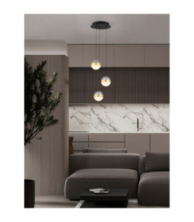 Alaz Cluster Pendant Ceiling Light Brass Gold Matt Black Alabaster Triac Dimmable LED 27W 1194lm 3000K-2