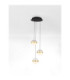 Alaz Cluster Pendant Ceiling Light Brass Gold Matt Black Alabaster Triac Dimmable LED 27W 1194lm 3000K-4