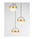 Alaz Cluster Pendant Ceiling Light Brass Gold Matt Black Alabaster Triac Dimmable LED 27W 1194lm 3000K-6