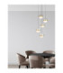 Alaz Cluster Pendant Ceiling Light Brass Gold Matt Black Alabaster Triac Dimmable LED 45W 1990lm 3000K-2