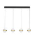 Alaz Bar Pendant Ceiling Light Brass Gold Matt Black Alabaster Triac Dimmable LED 36W 1592lm 3000K-1