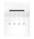 Alaz Bar Pendant Ceiling Light Brass Gold Matt Black Alabaster Triac Dimmable LED 36W 1592lm 3000K-3