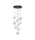 Alaz Cluster Pendant Ceiling Light Brass Gold Matt Black Alabaster Triac Dimmable LED 81W 3582lm 3000K-1
