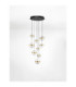 Alaz Cluster Pendant Ceiling Light Brass Gold Matt Black Alabaster Triac Dimmable LED 81W 3582lm 3000K-3