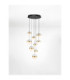 Alaz Cluster Pendant Ceiling Light Brass Gold Matt Black Alabaster Triac Dimmable LED 81W 3582lm 3000K-4