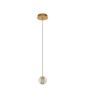 Licio Slim Pendant Ceiling Light Gold LED 4W 166lm 3000K-1