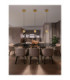 Licio Slim Pendant Ceiling Light Gold LED 4W 166lm 3000K-2