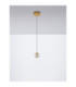 Licio Slim Pendant Ceiling Light Gold LED 4W 166lm 3000K-3