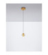 Licio Slim Pendant Ceiling Light Gold LED 4W 166lm 3000K-4