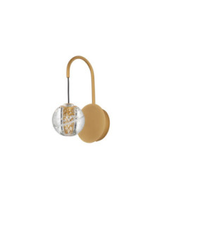 Licio Integrated LED Wall Lamp Gold LED 4W 166lm 3000K-1