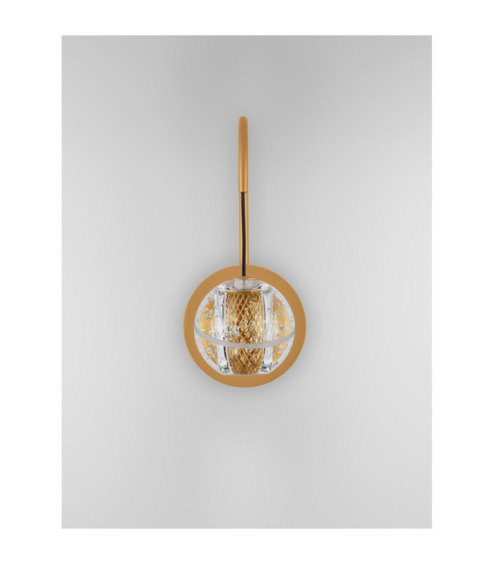 Licio Integrated LED Wall Lamp Gold LED 4W 166lm 3000K-4