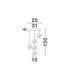 Licio Cluster Pendant Ceiling Light Gold Triac Dimmable LED 16W 832lm 3000K-7
