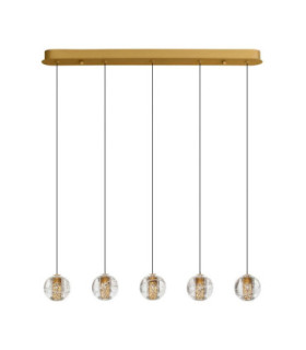 Licio Bar Pendant Ceiling Light Gold Triac Dimmable LED 16W 832lm 3000K-1